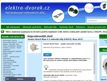 Tablet Screenshot of elektra-dvorak.cz